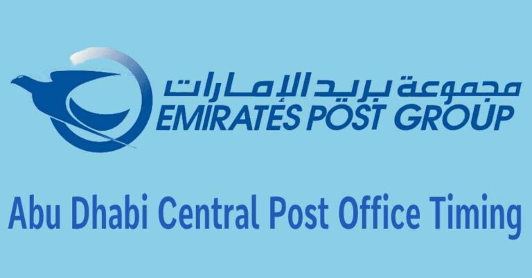 emirates post office abu dhabi timing